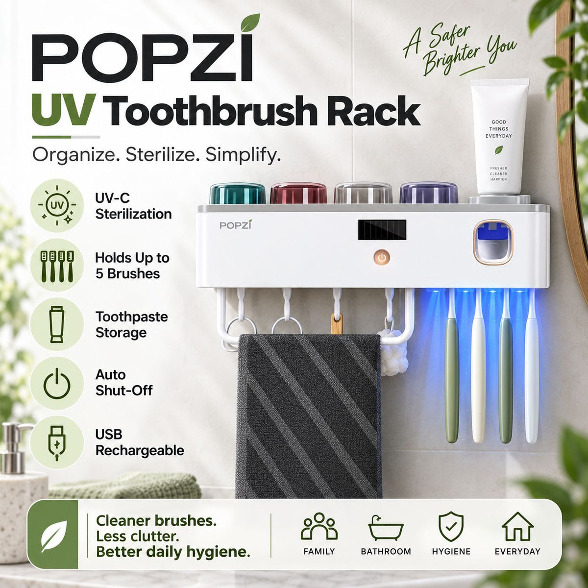 Toothbrush Rack
