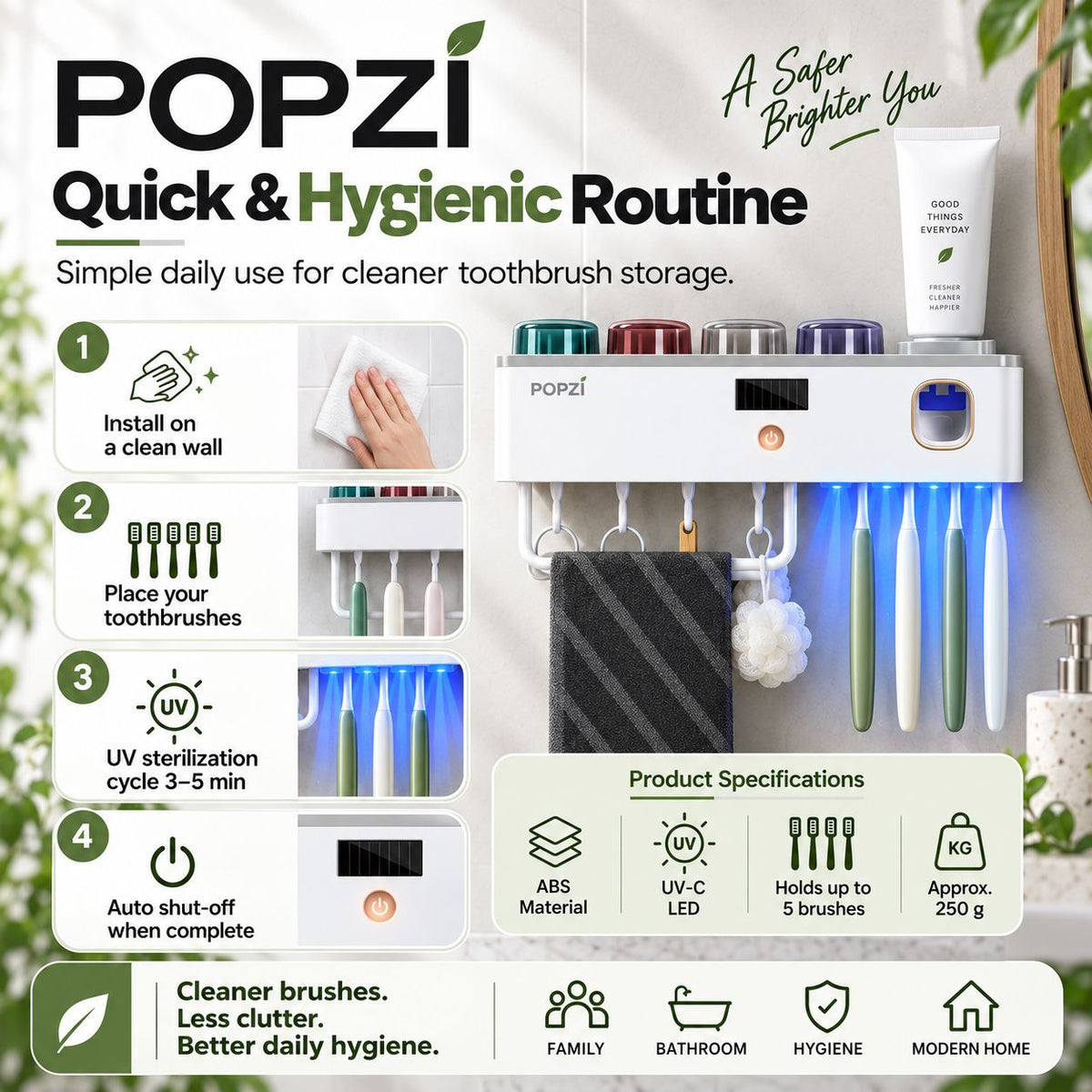Toothbrush Rack