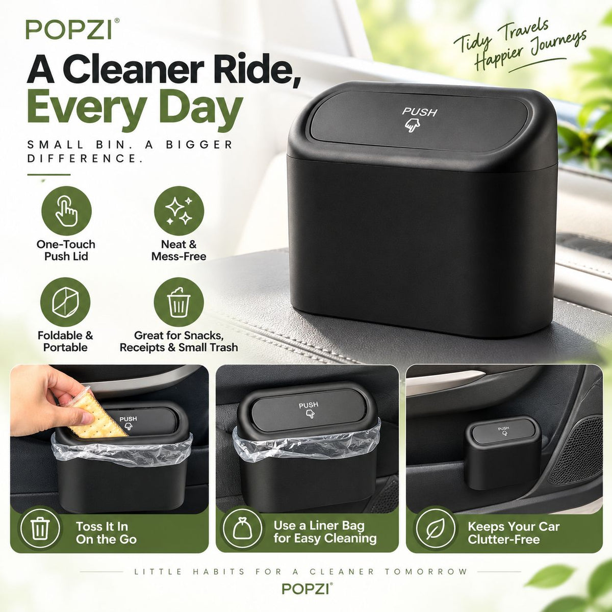 Folding Car Trash Can