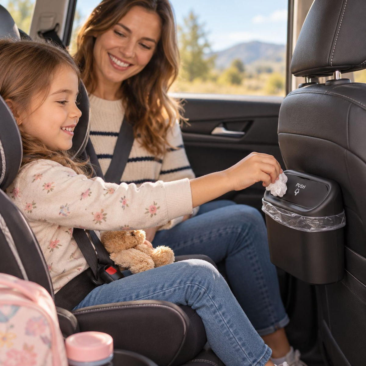 Folding Car Trash Can