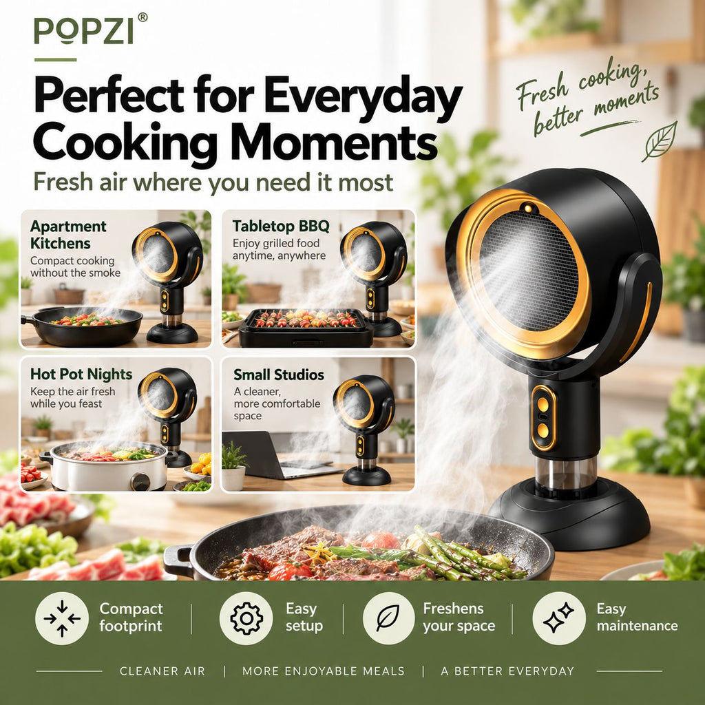 Portable Desktop Range Hood Smoke Remover